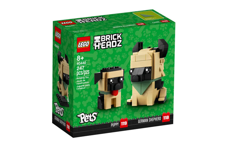 Конструктор LEGO Squarehead "Немецкая овчарка" (40440) - Boxette Shop